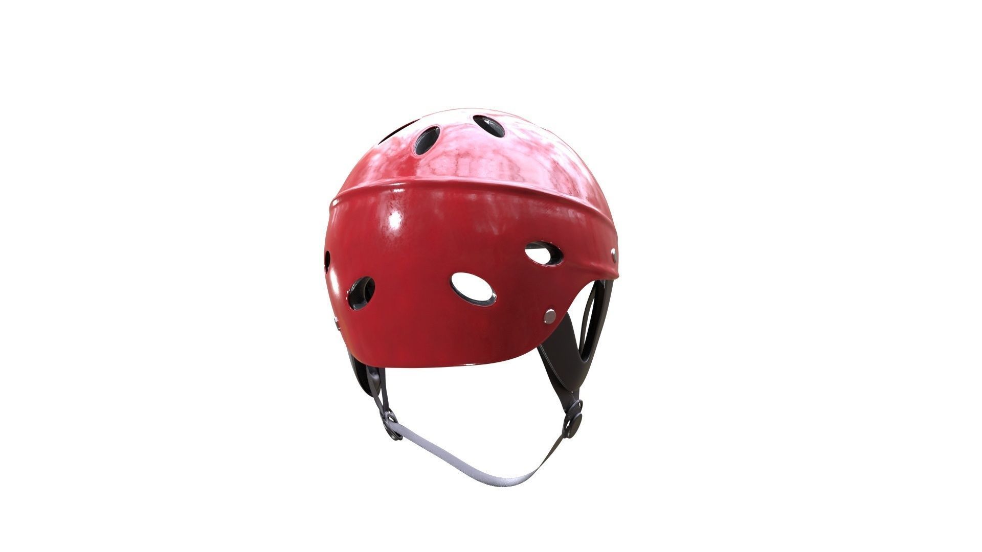 Rescue Helmet Low-poly 3D model_5