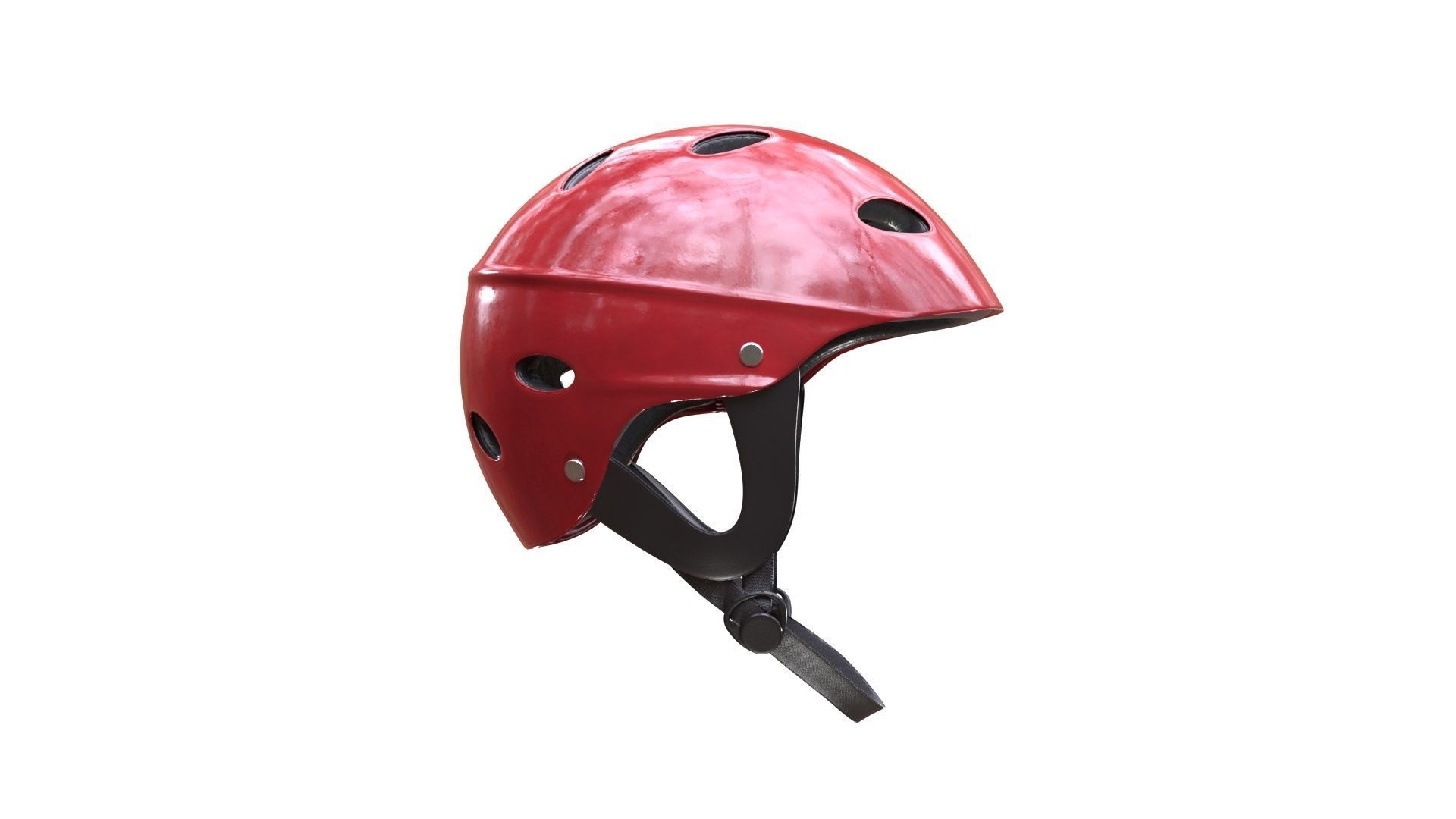 Rescue Helmet Low-poly 3D model_8