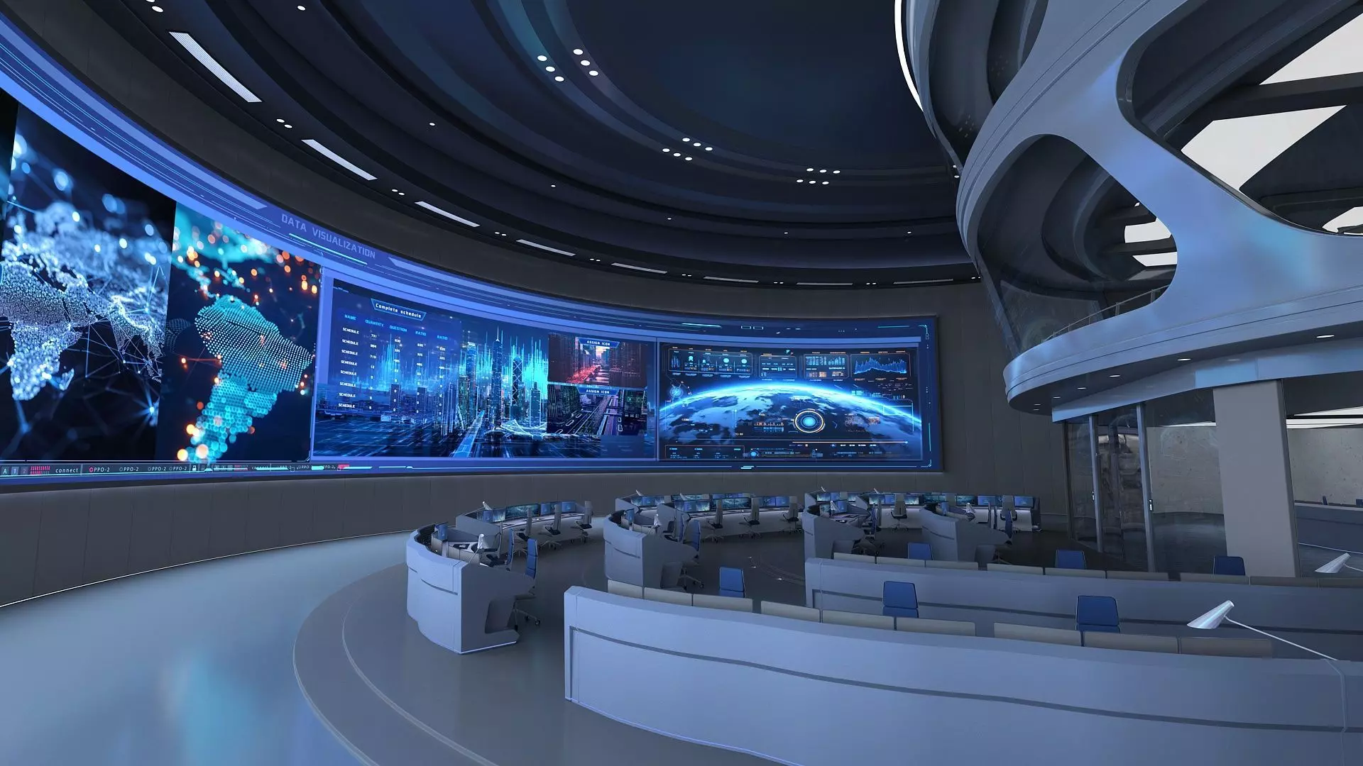 monitoring Center Command Center model 3D model