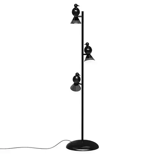 Floor designer lamp Alouette by Atelier Areti black