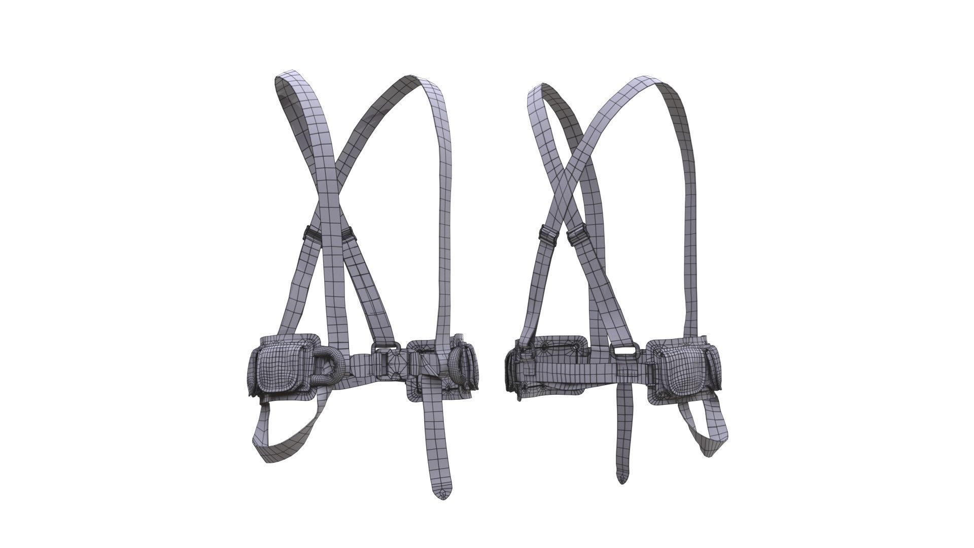 Tool Harness Low-poly 3D model_4