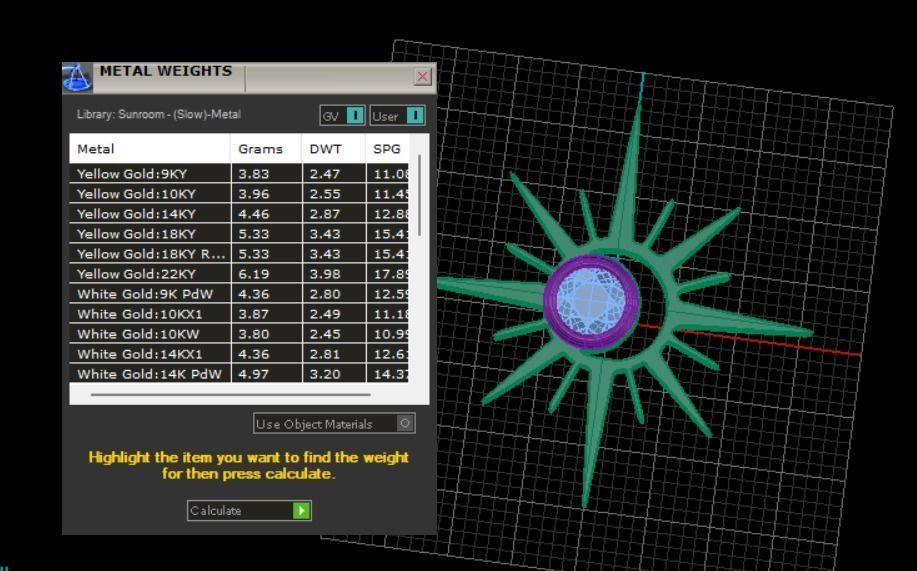 SunMoon Diamond  Pendant 3D print model_11