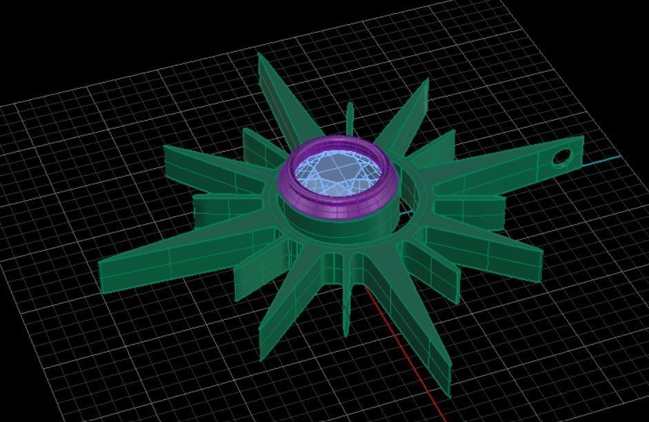 SunMoon Diamond  Pendant 3D print model_6