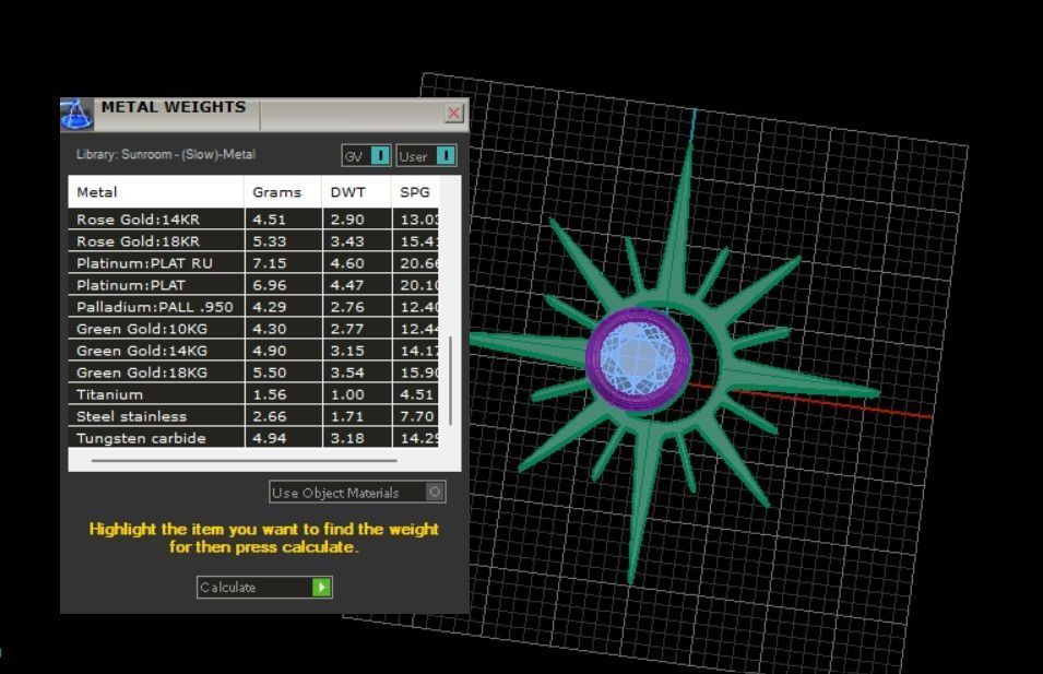 SunMoon Diamond  Pendant 3D print model_13