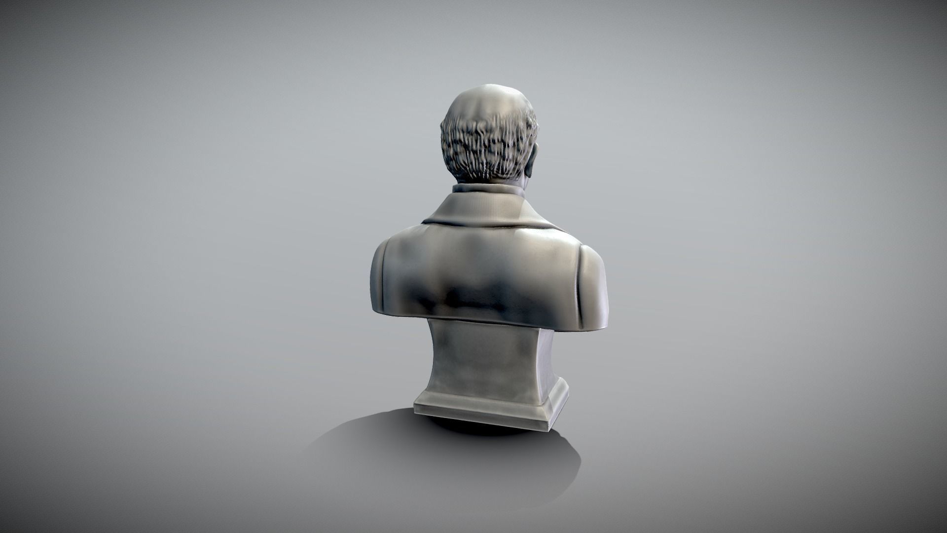 Domingo Faustino Sarmiento Bust for 3D printing 3D print model_6