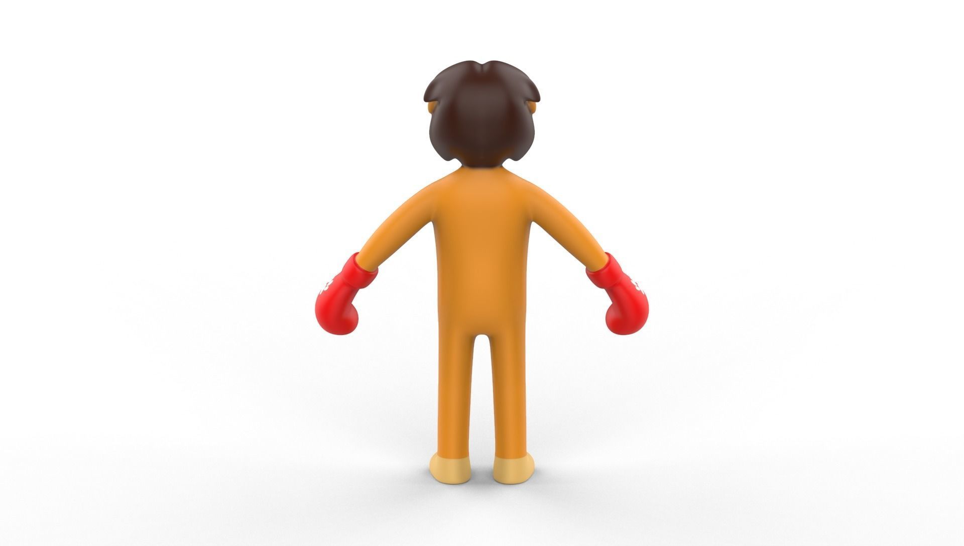 Boxing Lion Animal Animated Low-poly 3D model_14