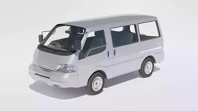 Mazda Bongo 1999 Low-poly 3D model