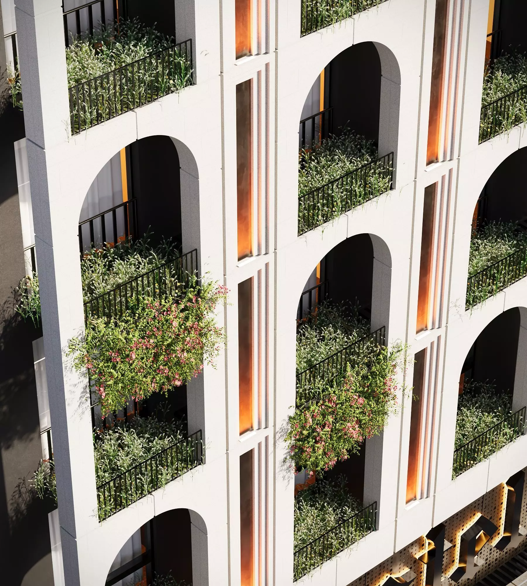 Arch Hotel 3D model_0