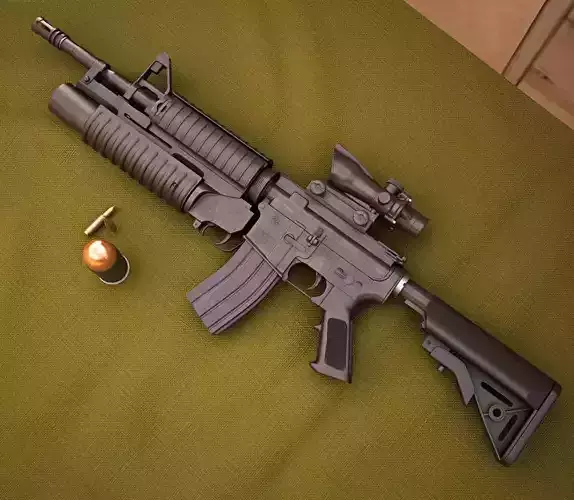 M4A1 colt 3D model