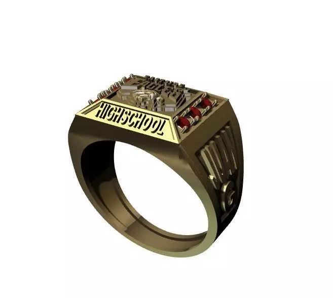 anillo de grados  3D print model_0
