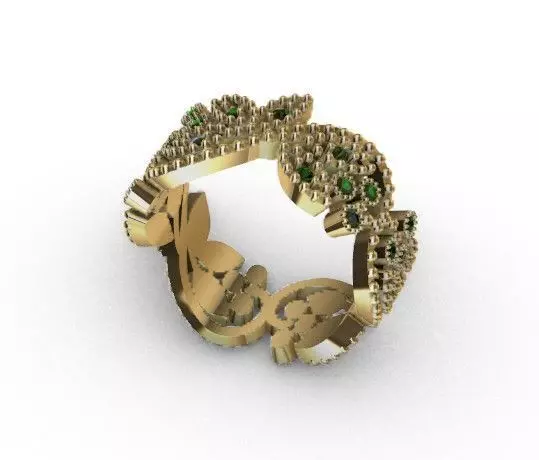 ANILLO DE FLORES 3D print model