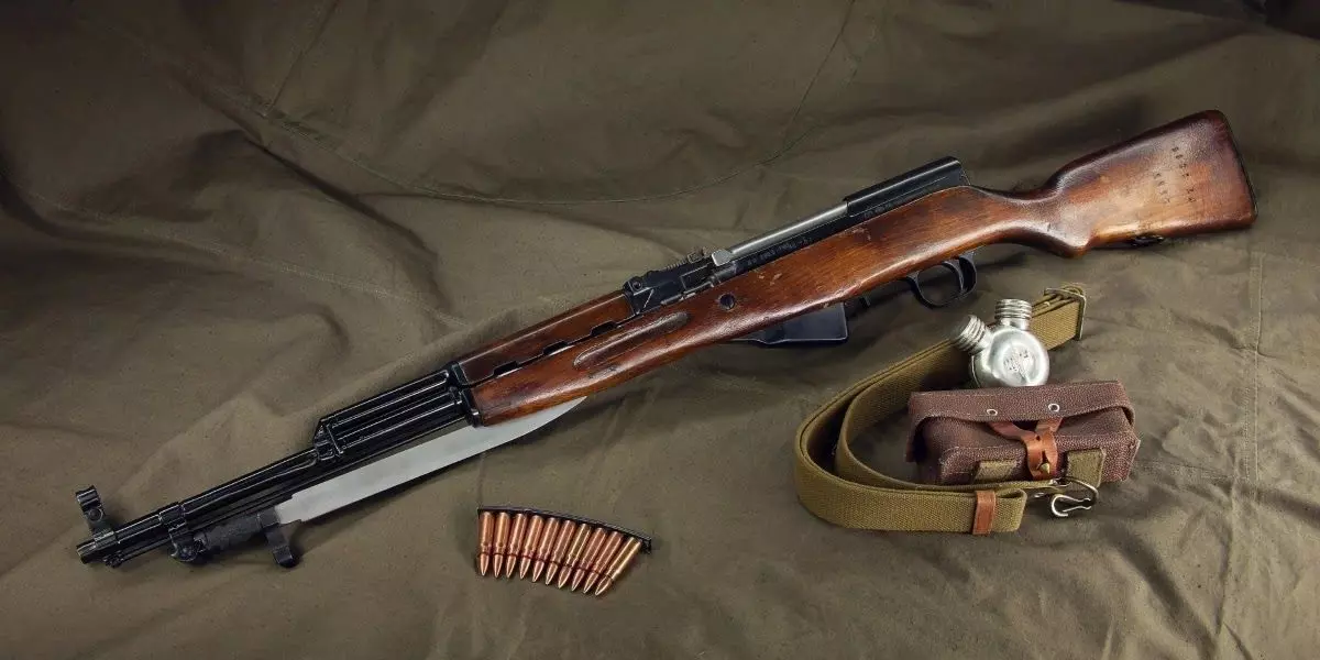 SKS Karabin Low-poly 3D model_0