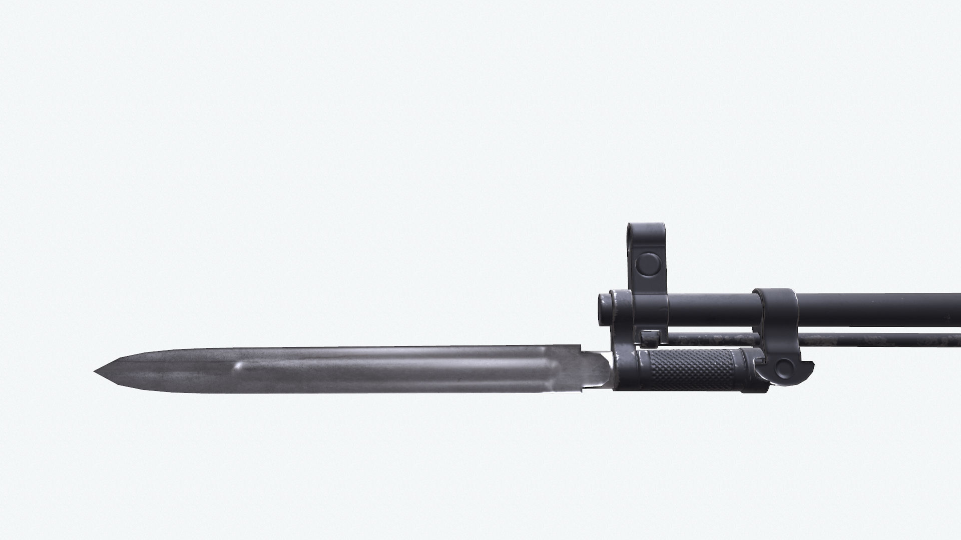 SKS Karabin Low-poly 3D model_5