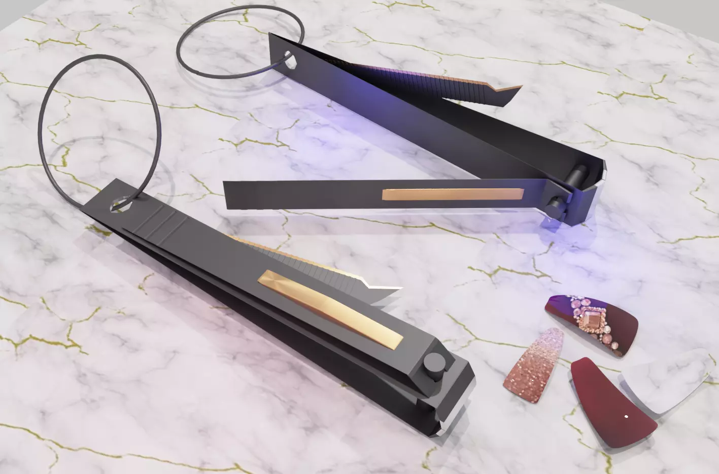 NAIL CUTTER Free low-poly 3D model
