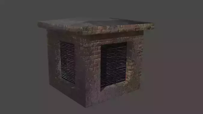 Ventilation shaft for a Cold War air raid shelter