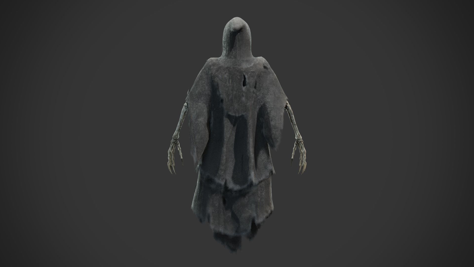 Wraith Low-poly 3D model_20