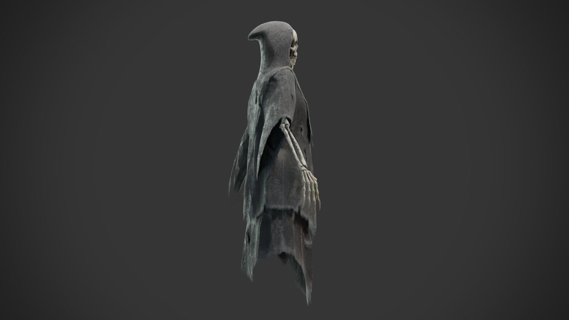 Wraith Low-poly 3D model_17