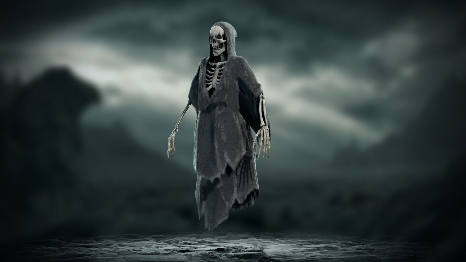 Wraith Low-poly 3D model_5