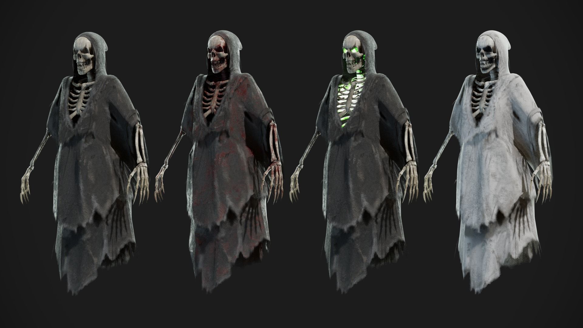 Wraith Low-poly 3D model_3