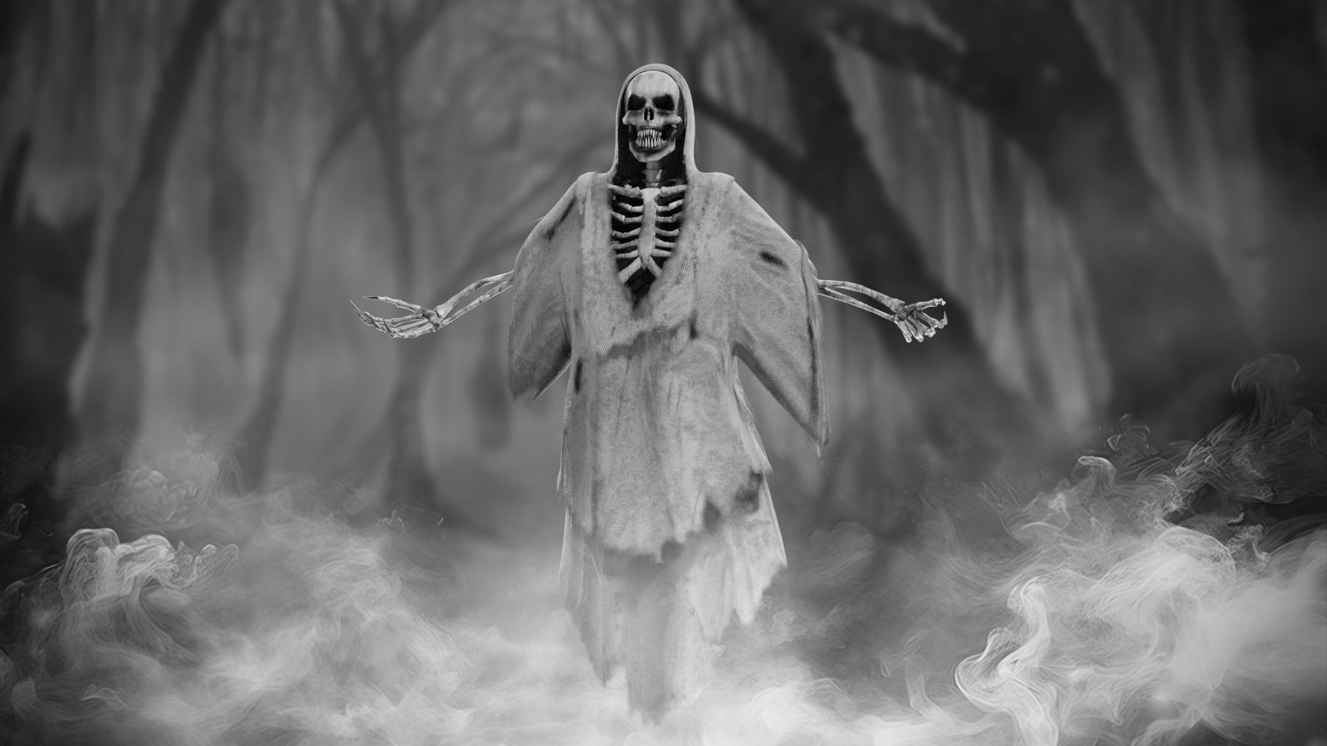 Wraith Low-poly 3D model_12