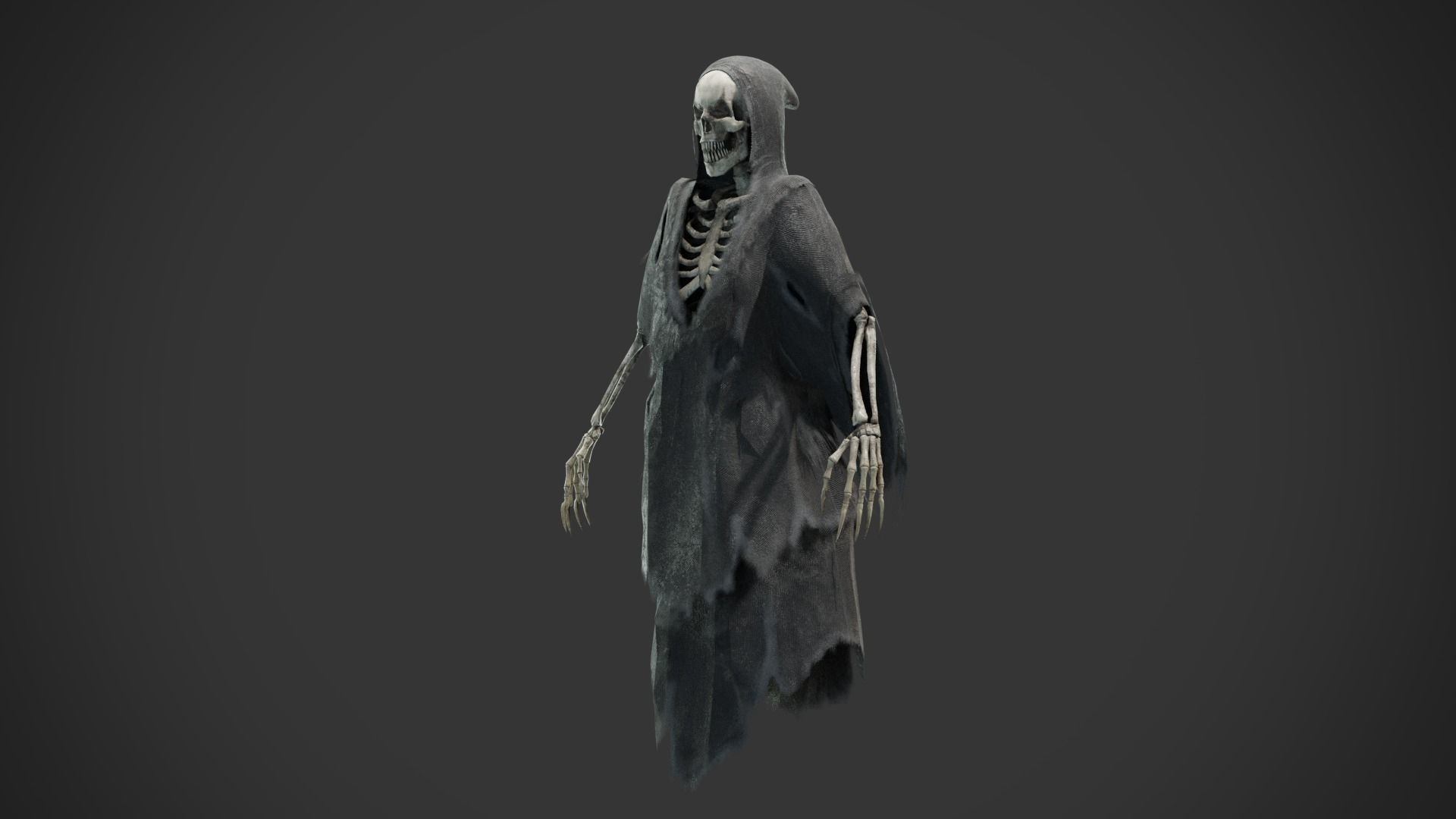 Wraith Low-poly 3D model_26