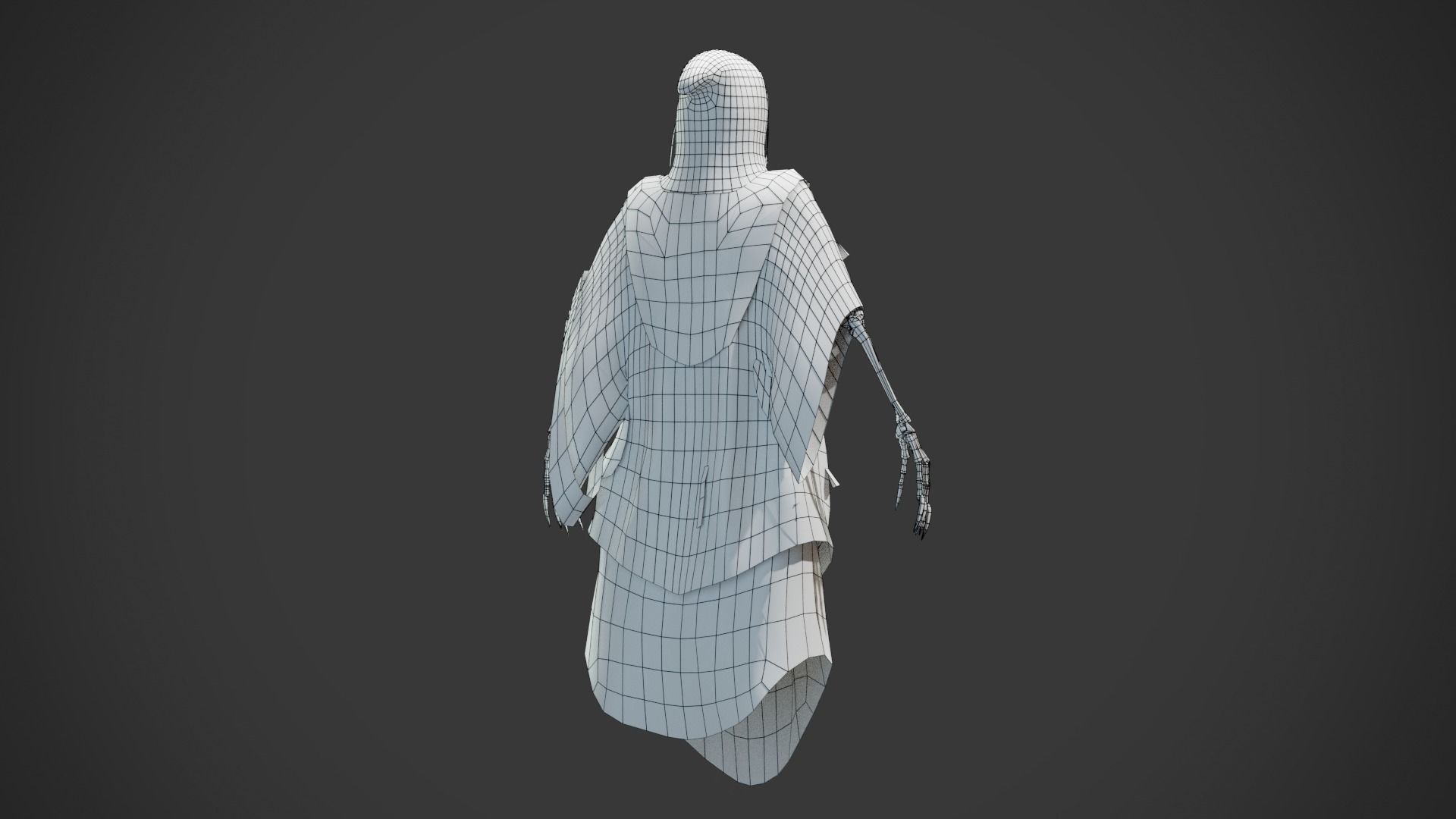 Wraith Low-poly 3D model_34