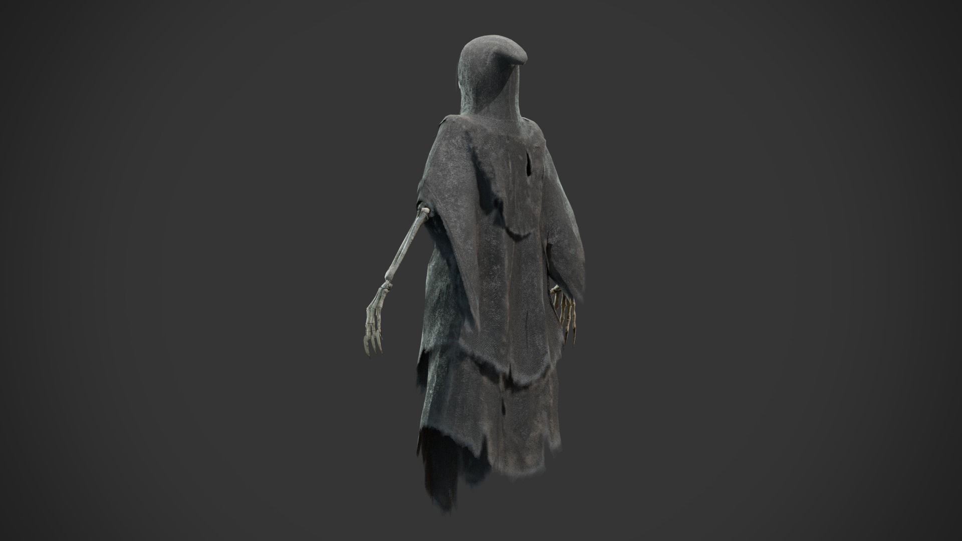 Wraith Low-poly 3D model_22