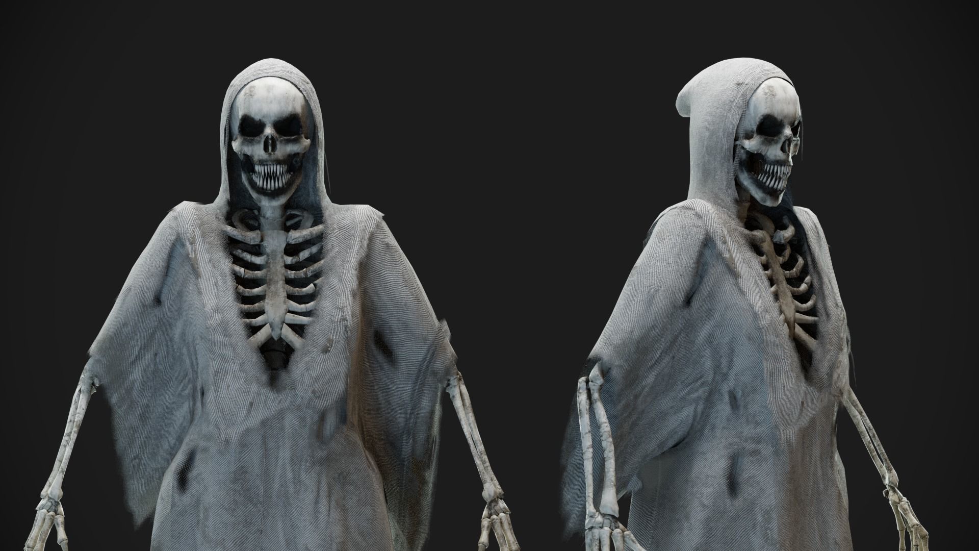 Wraith Low-poly 3D model_10