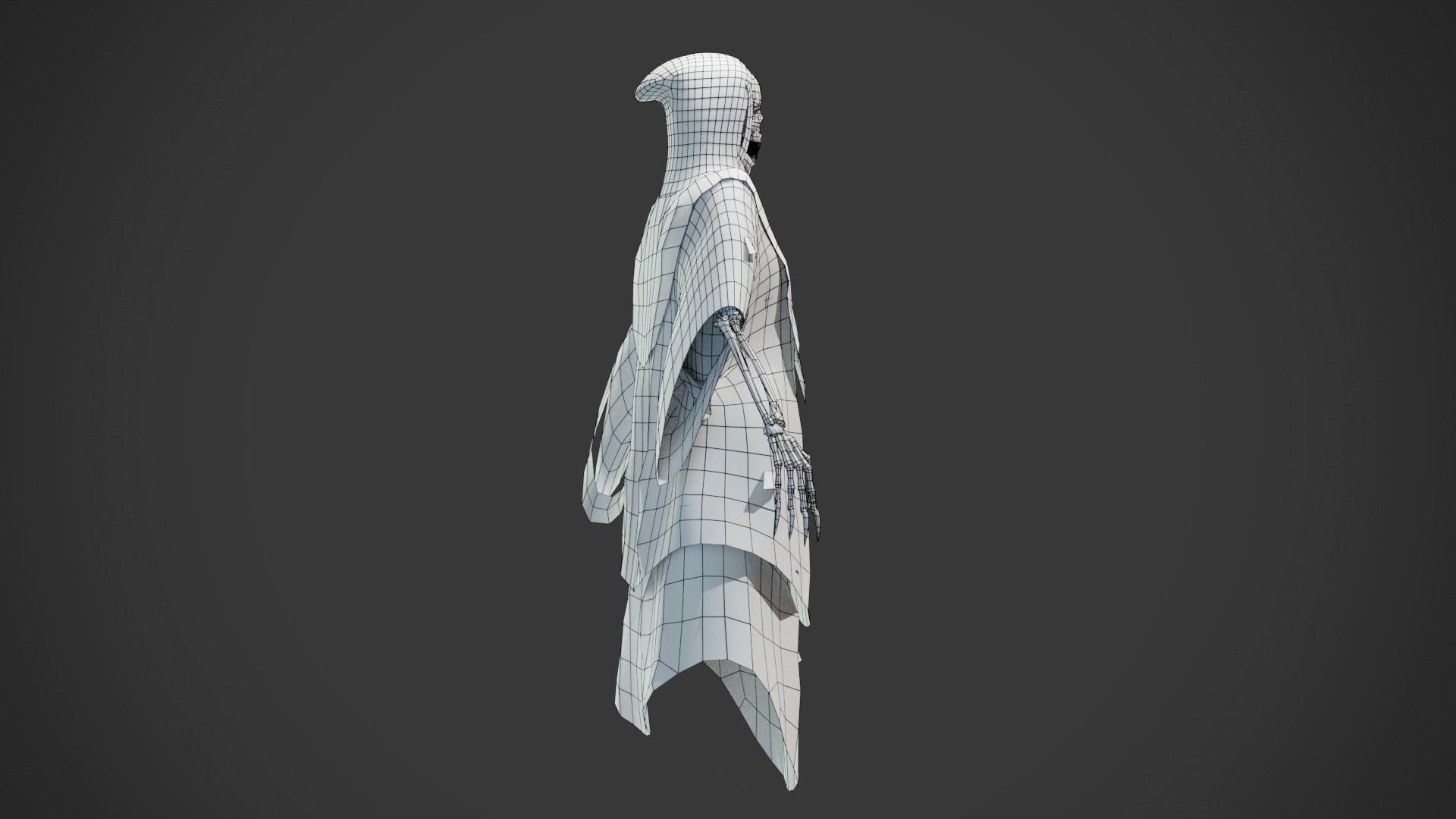 Wraith Low-poly 3D model_32