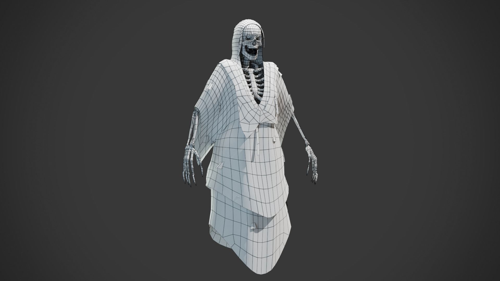 Wraith Low-poly 3D model_29