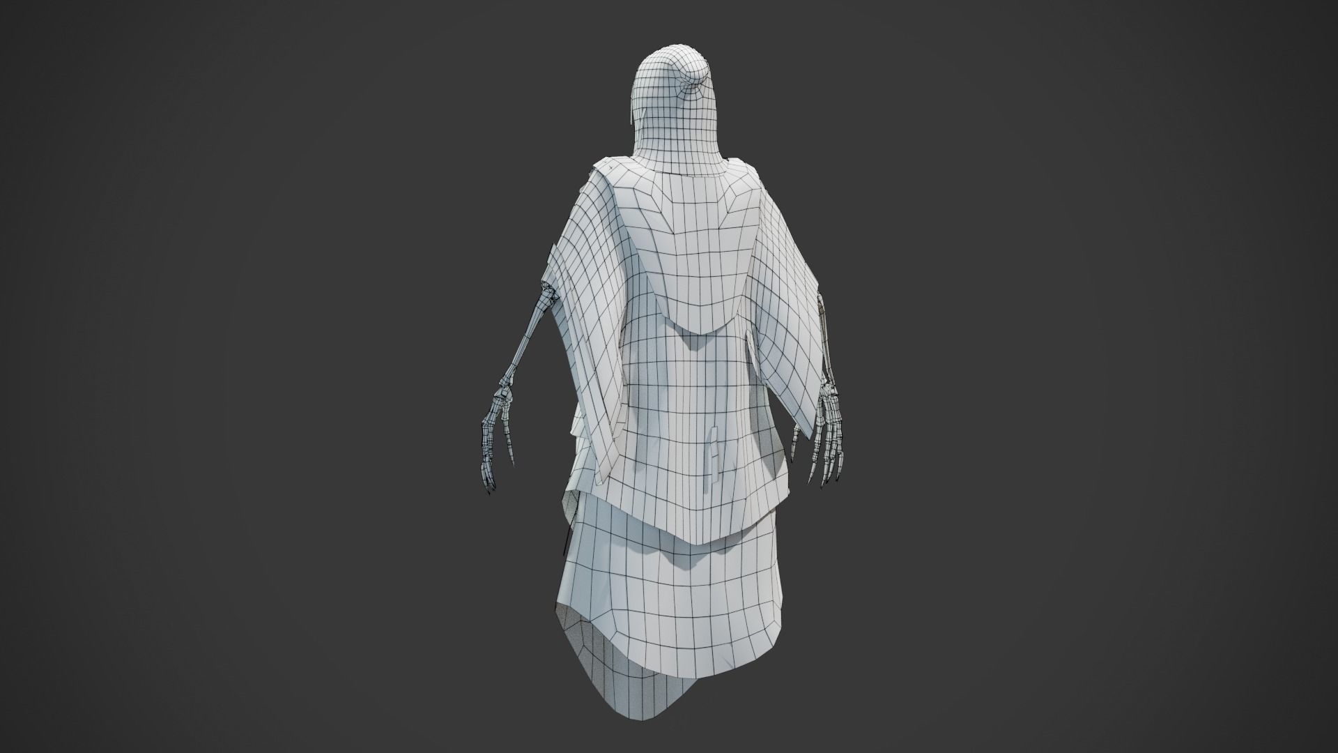 Wraith Low-poly 3D model_36