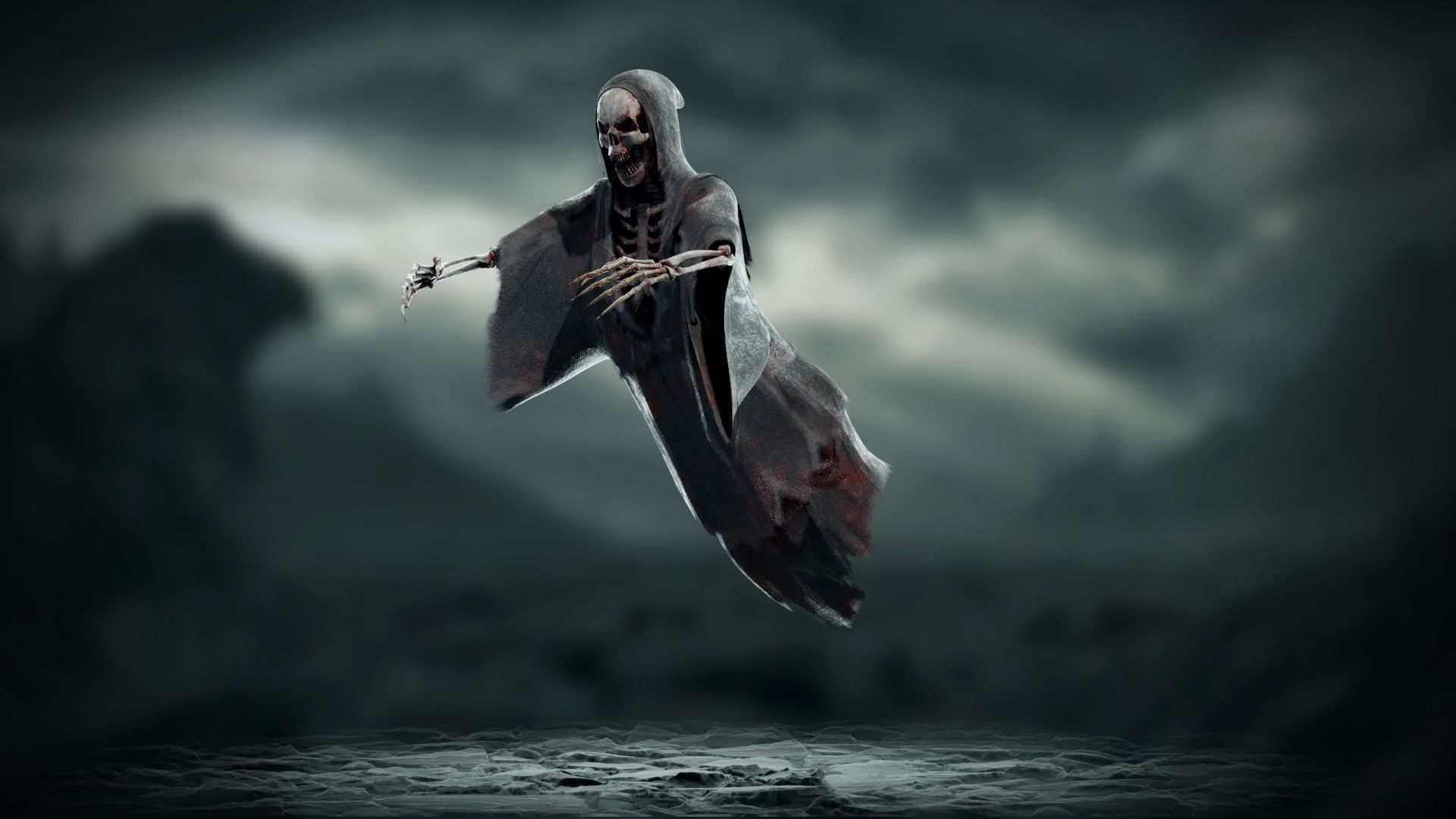 Wraith Low-poly 3D model_8