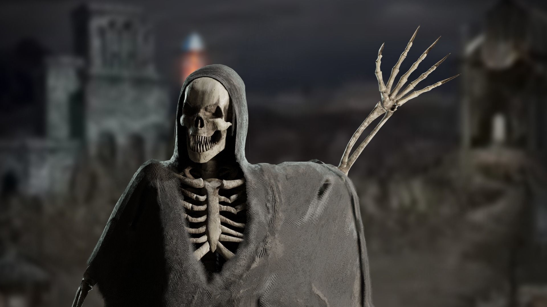 Wraith Low-poly 3D model_6