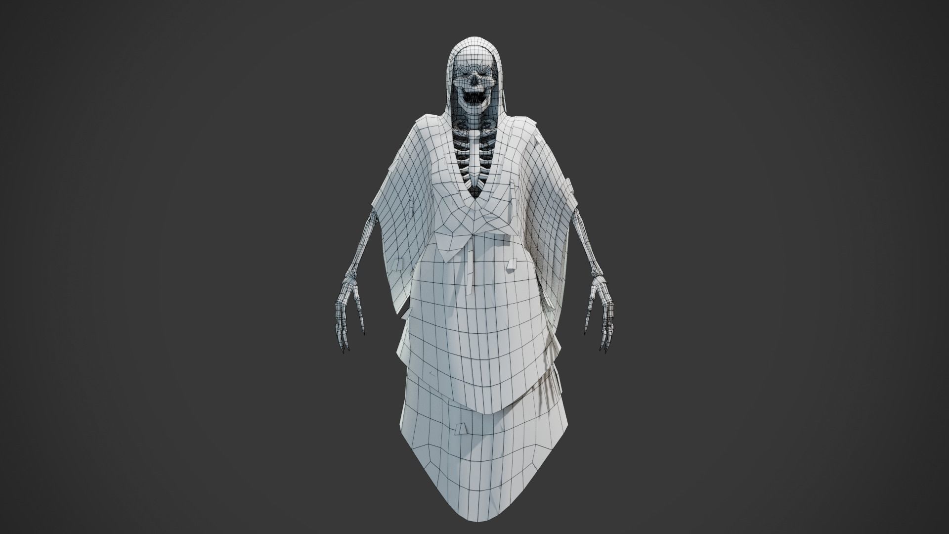 Wraith Low-poly 3D model_28