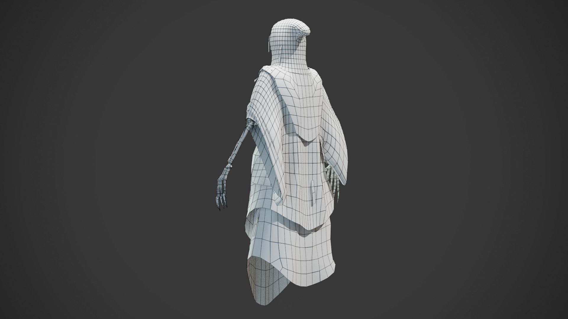 Wraith Low-poly 3D model_37