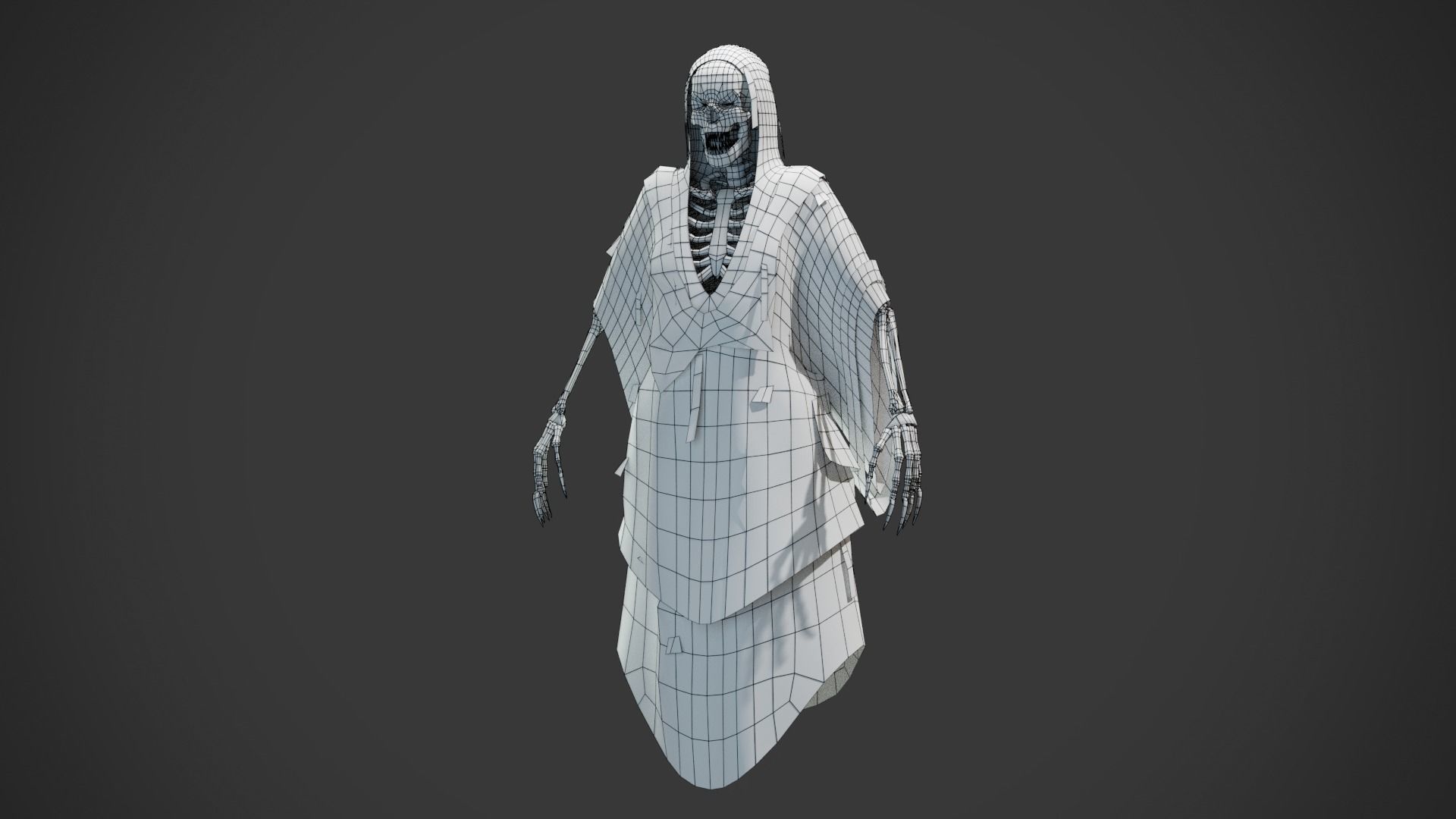 Wraith Low-poly 3D model_42