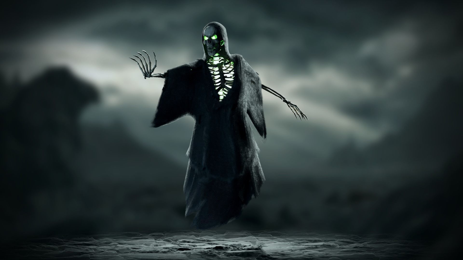 Wraith Low-poly 3D model_7