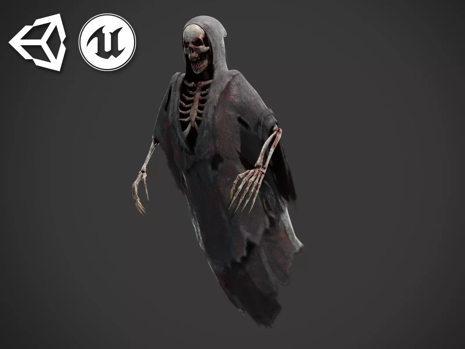 Wraith Low-poly 3D model_0