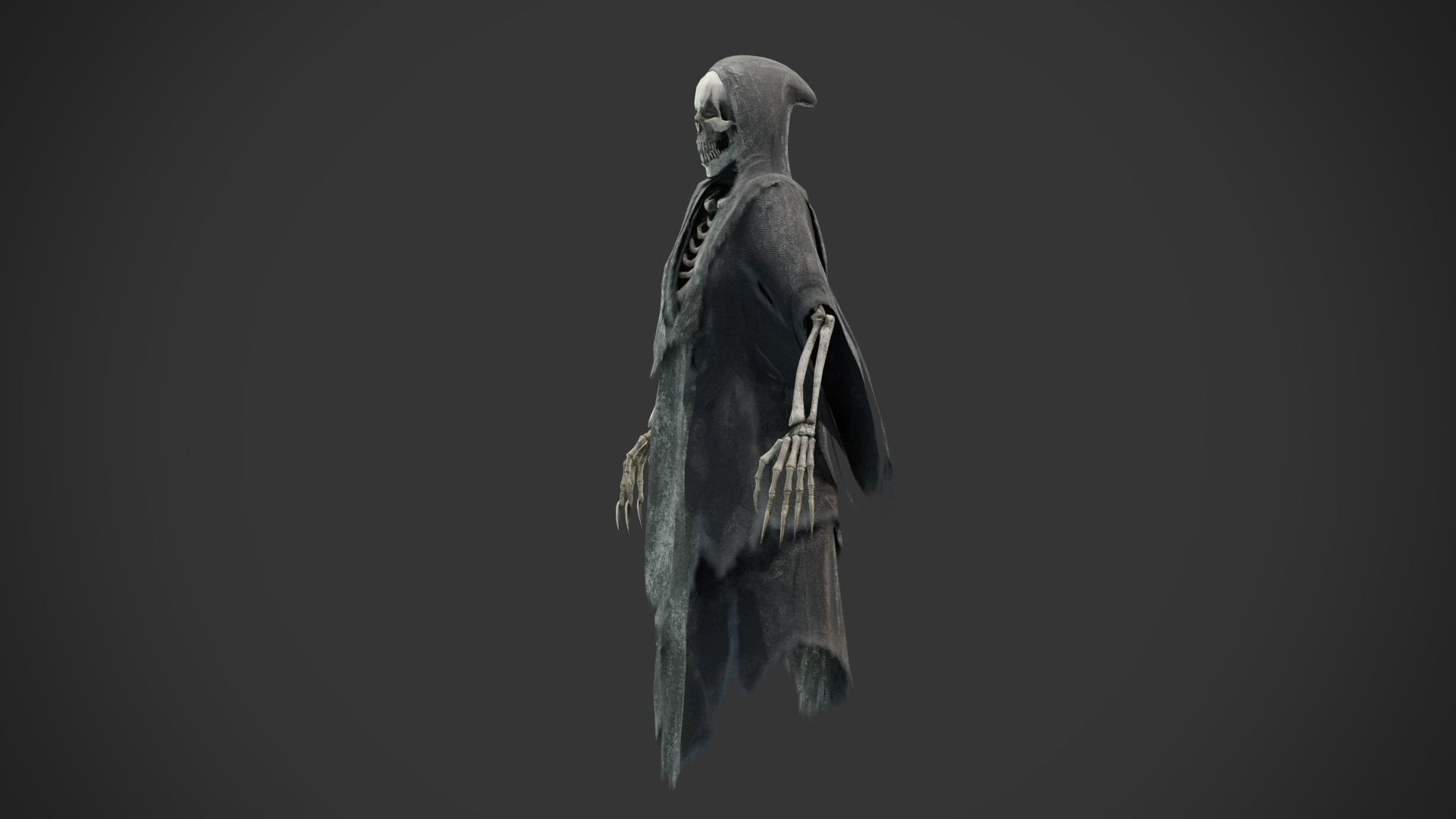 Wraith Low-poly 3D model_25