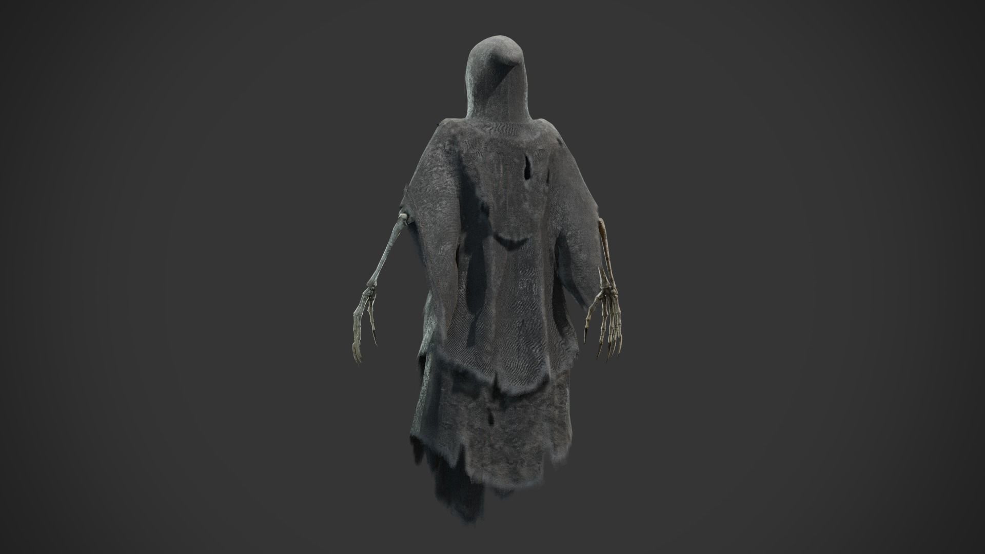 Wraith Low-poly 3D model_21