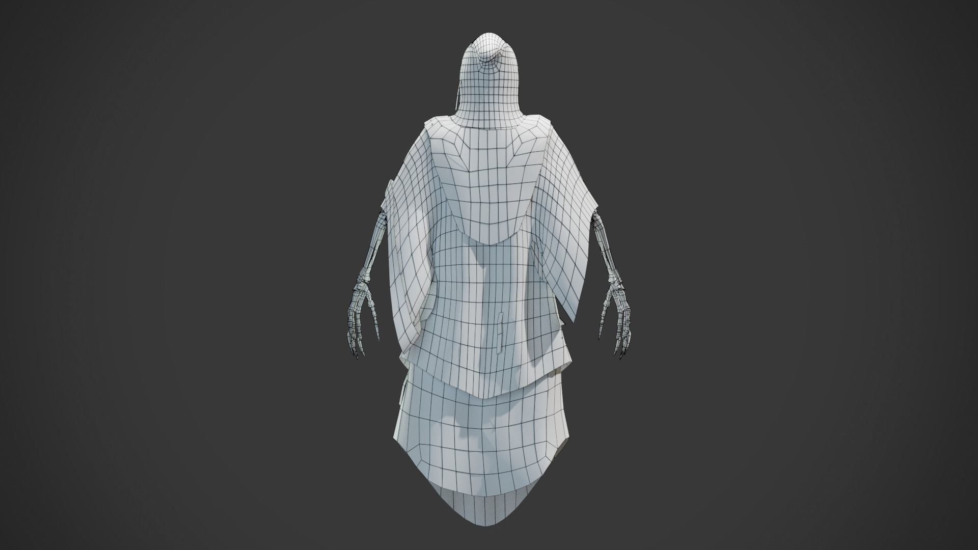 Wraith Low-poly 3D model_35