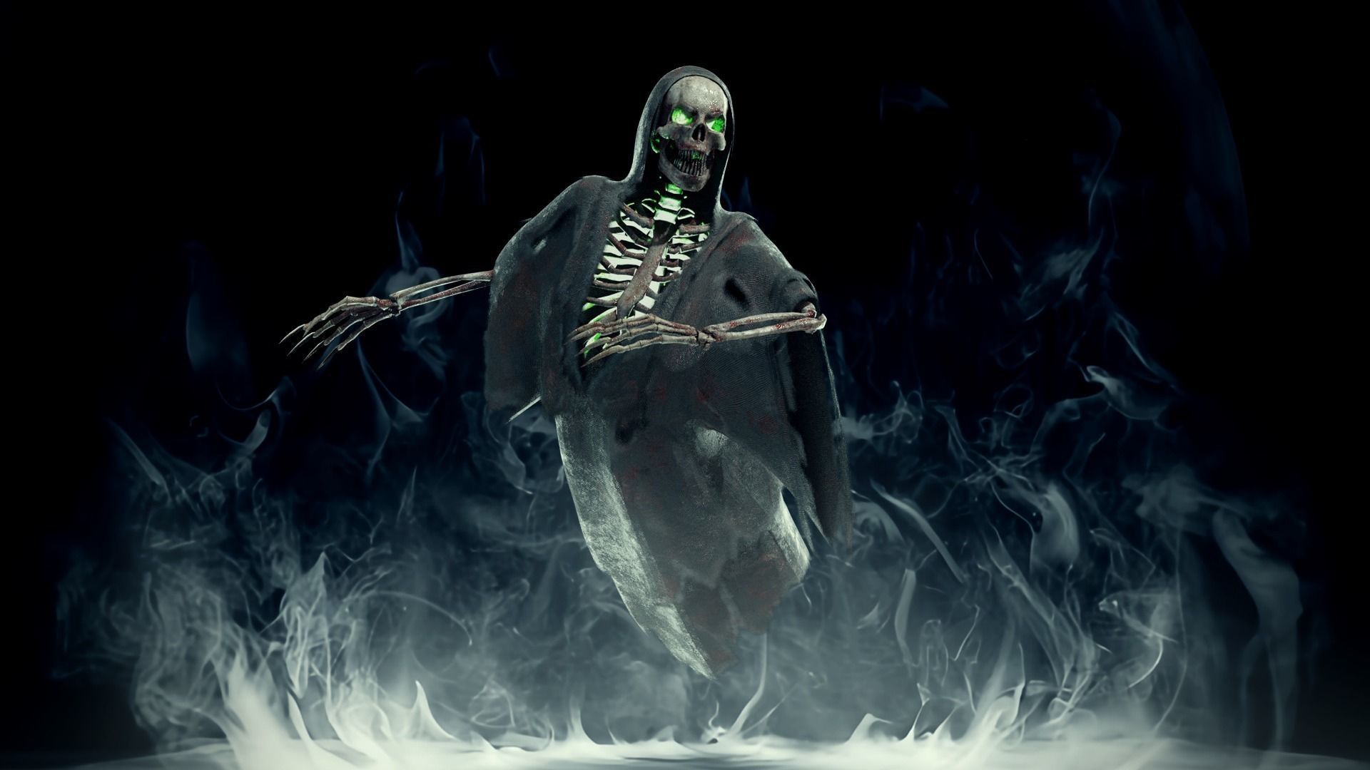 Wraith Low-poly 3D model_11