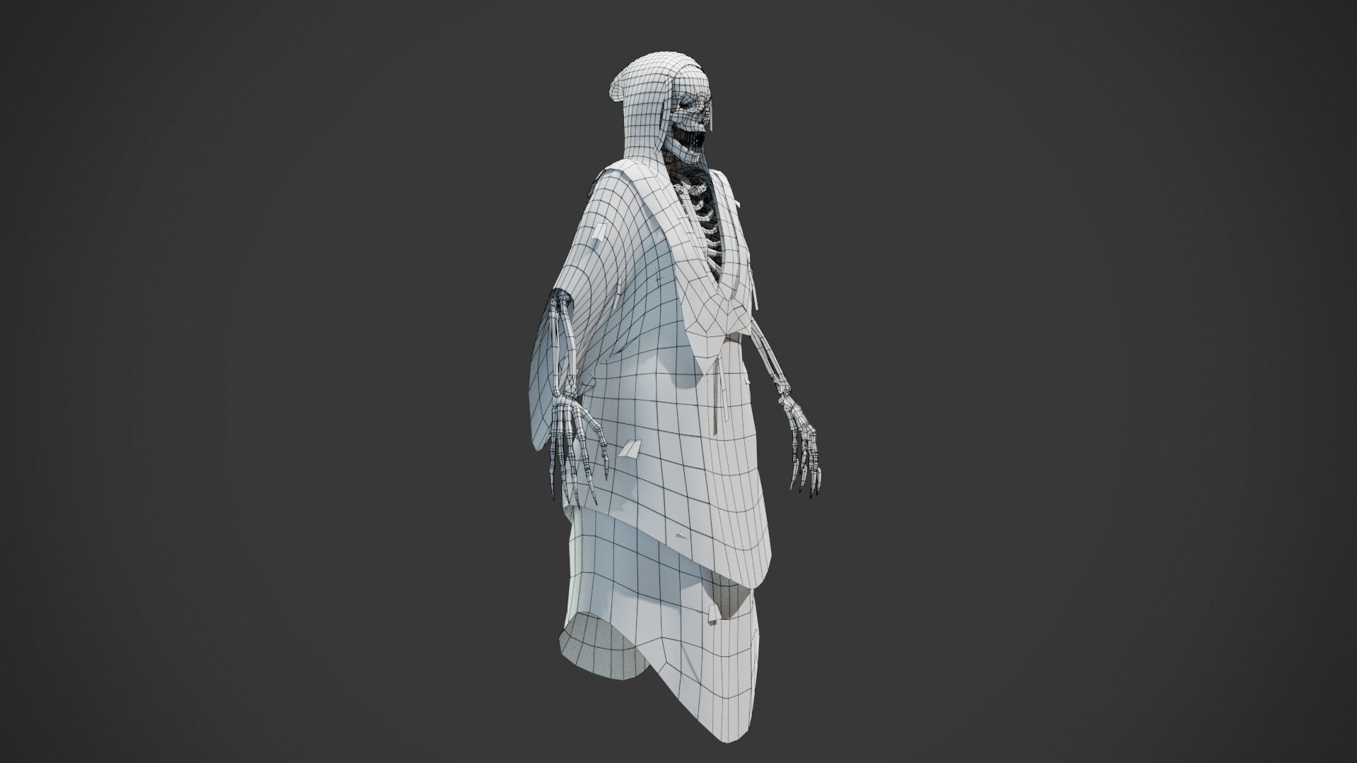 Wraith Low-poly 3D model_30