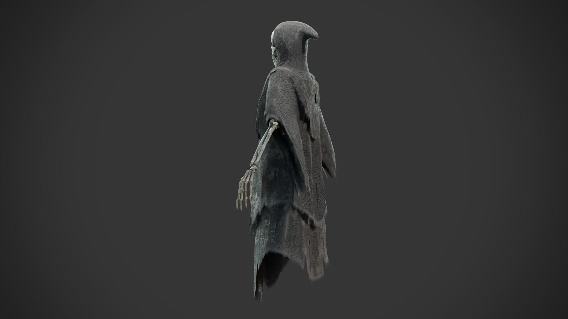 Wraith Low-poly 3D model_23
