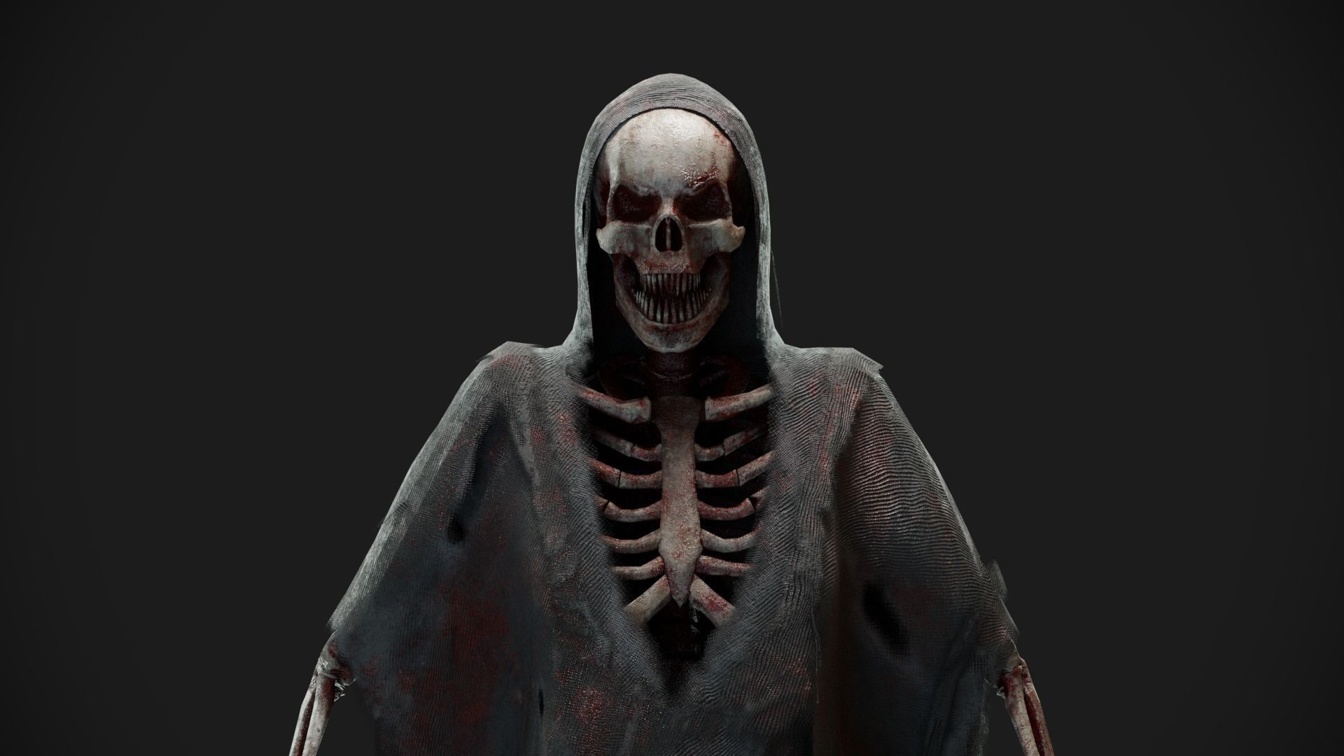 Wraith Low-poly 3D model_4
