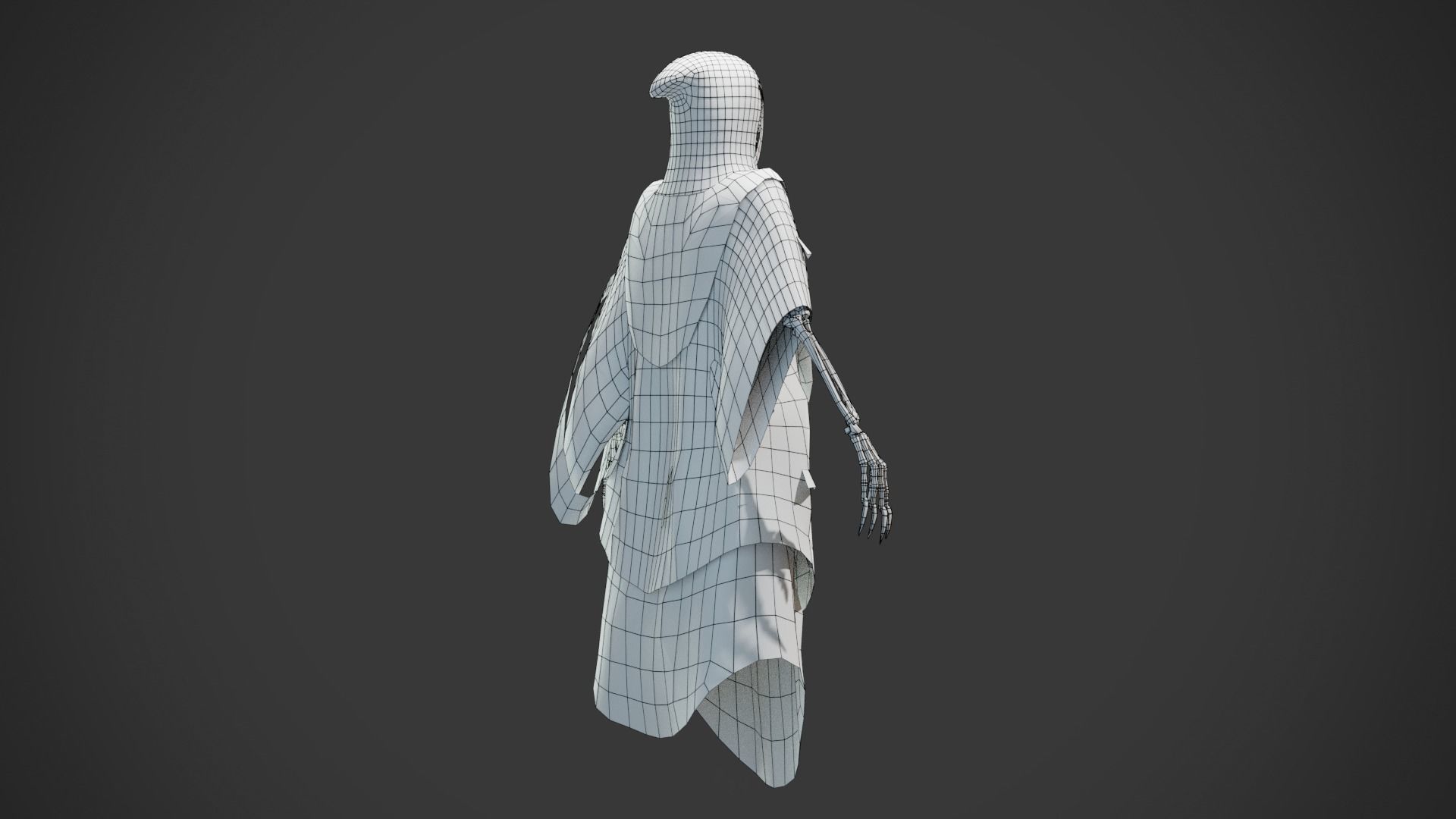 Wraith Low-poly 3D model_33
