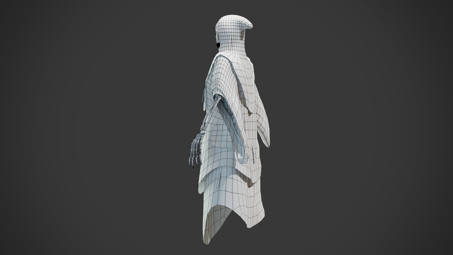 Wraith Low-poly 3D model_38