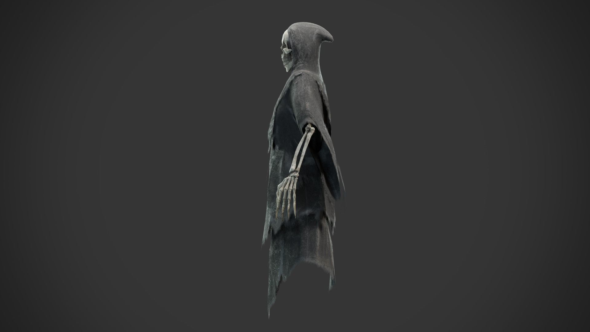 Wraith Low-poly 3D model_24