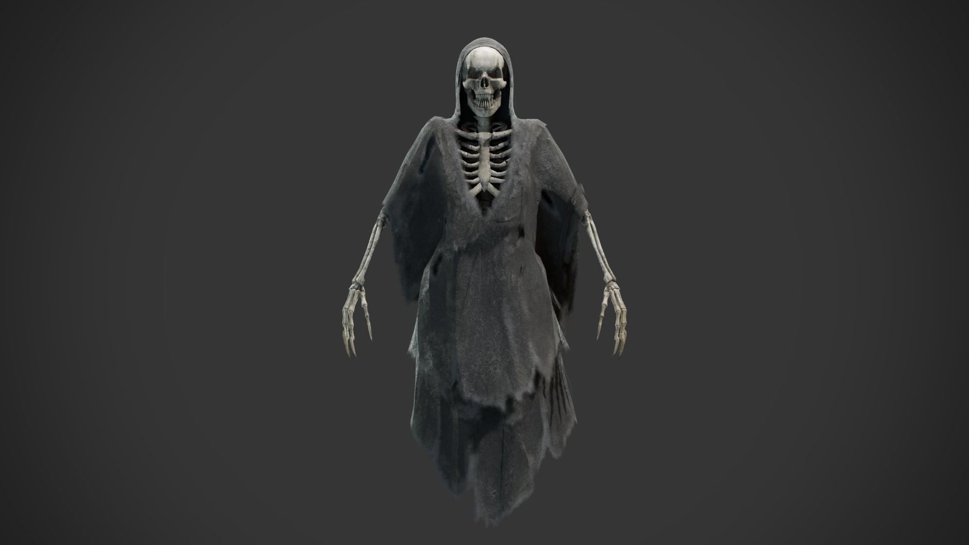 Wraith Low-poly 3D model_13