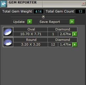 Oval Cluster Ring 1422 3D print model_8